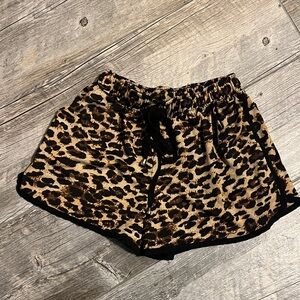 Leopard Print Women's Shorts